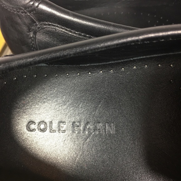 Cole Haan Black Top Stitched Loafers main image 4